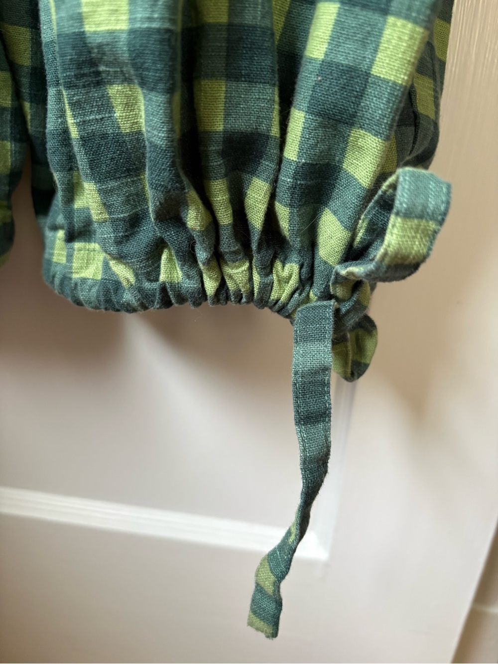Lucy & Yak | Ali Slouchy Cotton Dungaree | Gabriella Gingham Print | UK 14/US 10 - Picture 5 of 9